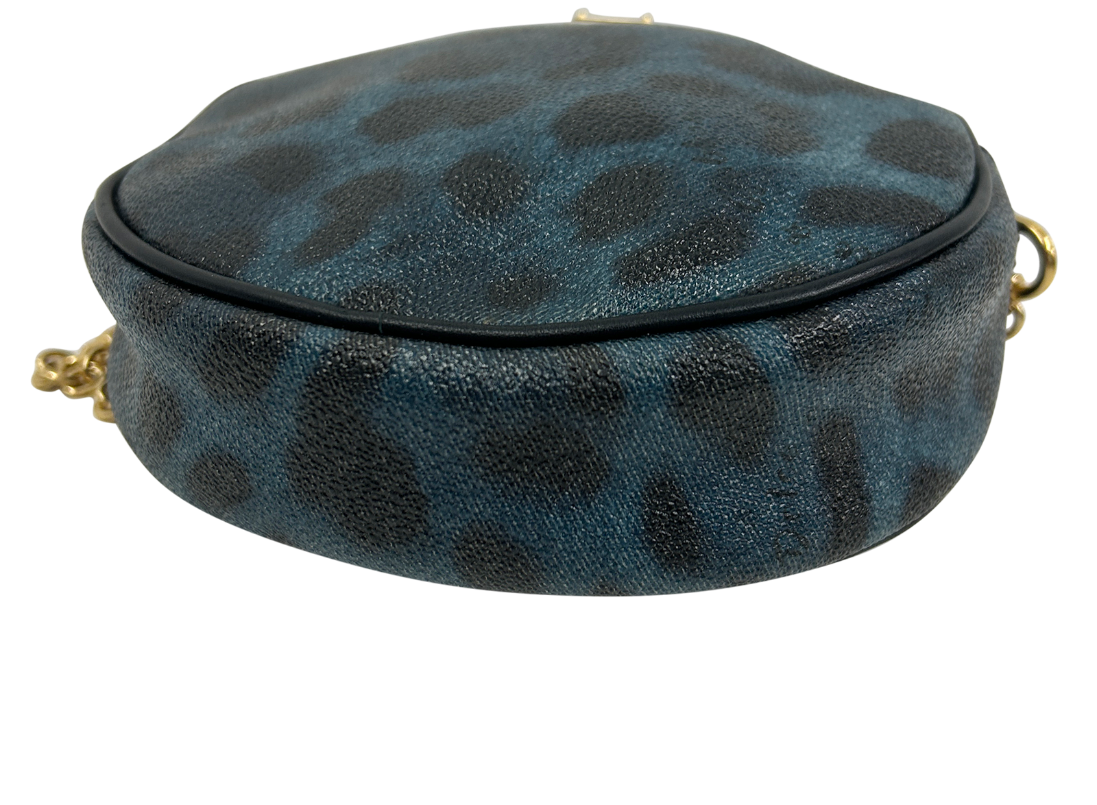 Bolso Redondo, 120&euro;, Bolso, Azul/Negro, Canvas - General, Vista superior